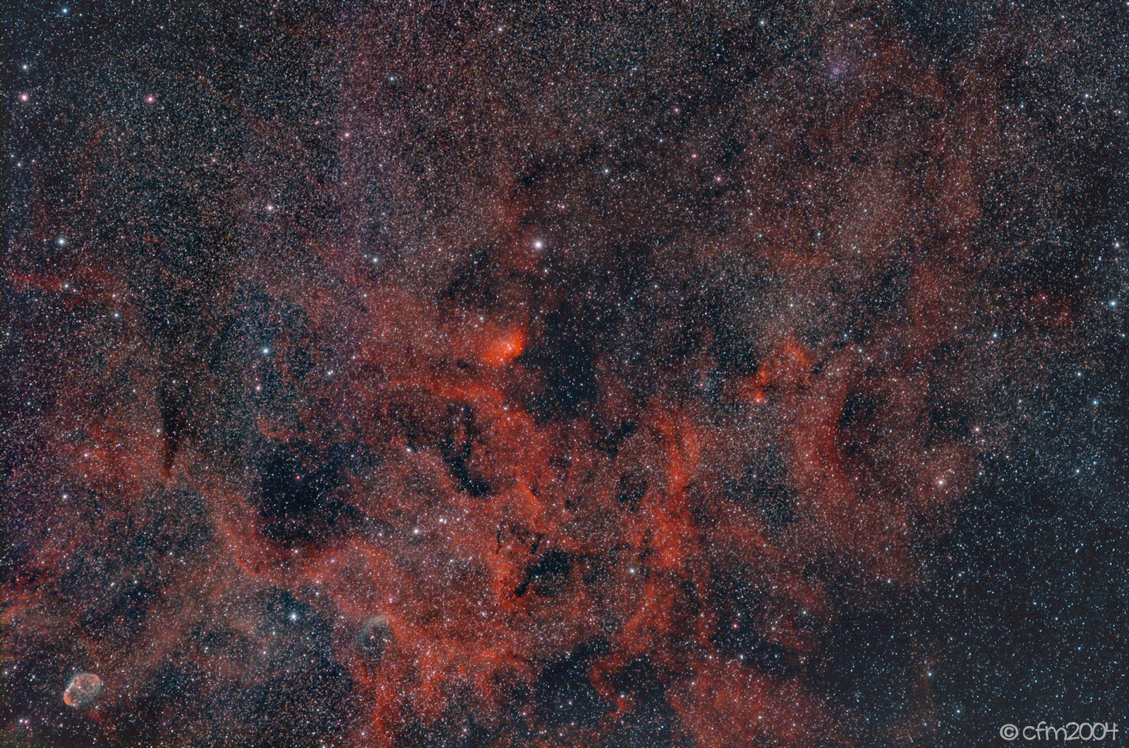 Campo largo sulla nebulosa Tulipano