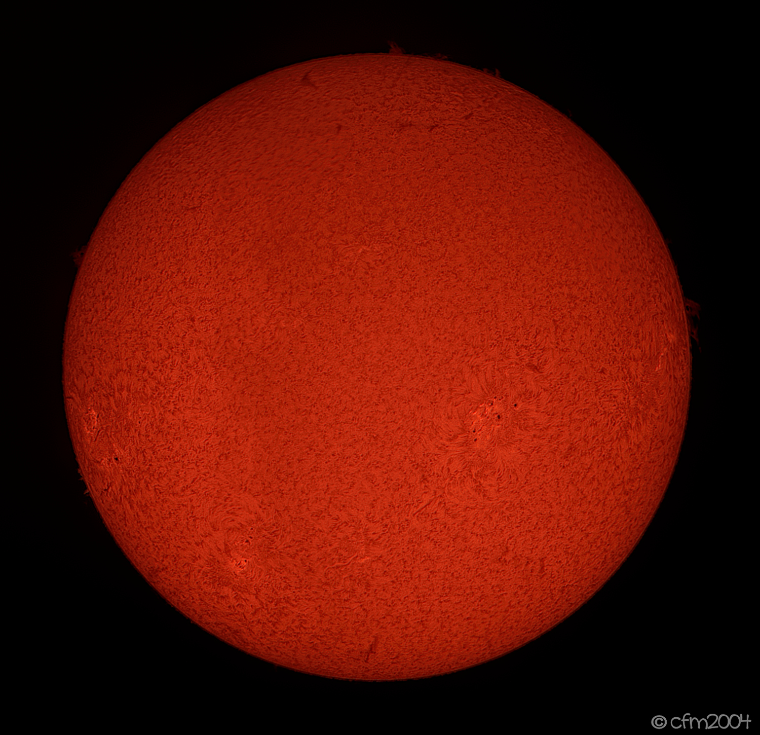 Sole in h-alpha - 15 maggio 2022