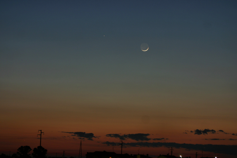 Congiunzione Luna-Mercurio - 6 giugno 2008