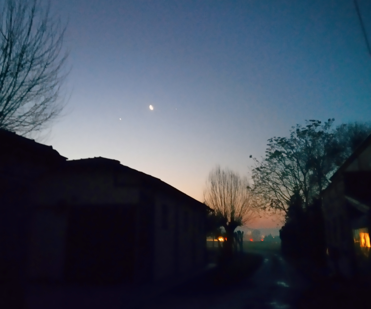 Venere-Luna-Giove - 31 gennaio 2019